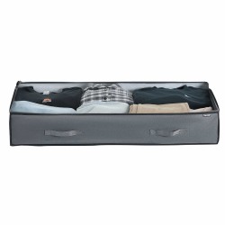 Sängynaluslaatikot 6 kpl 90 l laatikkoa kohti matala profiili läpinäkyvillä kansilla pyörillä