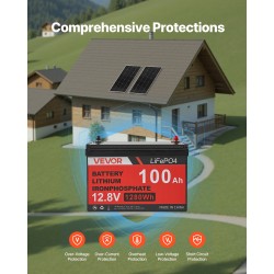 Aurinkosähköpaketti 400W 2 kpl 200W yksikideaurinkopaneelia 12.8V 100Ah LiFePO4-akulla