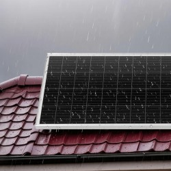 Aurinkosähköpaketti 200W 12V 2 kpl 100W monikideaurinkopaneelia 12.8V 50Ah LiFePO4-akku 800W invertteri