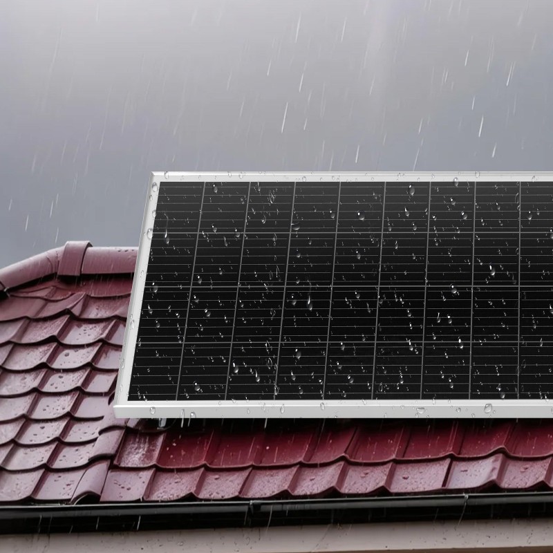 Aurinkosähköpaketti 1200W 6 kpl 200W yksikideaurinkopaneelia 25.6V 300Ah LiFePO4-akku 24V 3600W invertteri