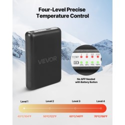 Lämmitettävät sukat modaalikuitu keinotekoinen minkkifleece 5000 mAh akku 4 lämmitystasoa EU 38–48