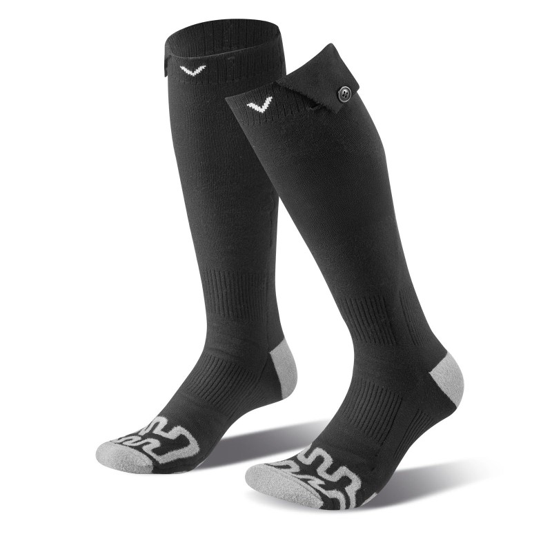 Lämmitettävät sukat modaalikuitu keinotekoinen minkkifleece 5000 mAh akku 4 lämmitystasoa EU 38–48