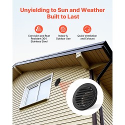 Seinäristikkosuojus pyöreä halkaisijaltaan 145 millimetriä ruostumaton teräs musta kaksi kappaletta