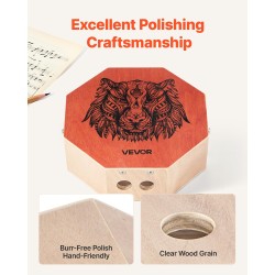 Cajon-laatikkorumpu koivupuu etulevy mahonki-poppeli runko sisäisillä virvelikielillä säädettävä olkahihna kompaktikoko