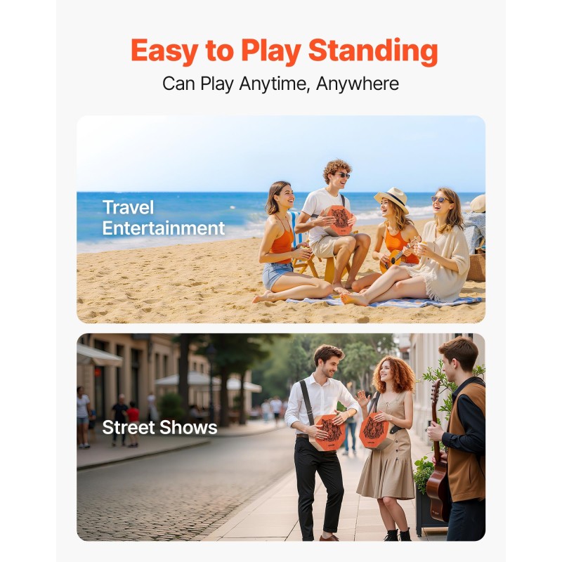 Cajon-laatikkorumpu koivupuu etulevy mahonki-poppeli runko sisäisillä virvelikielillä säädettävä olkahihna kompaktikoko