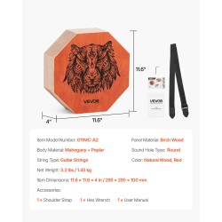 Cajon-laatikkorumpu koivupuu etulevy mahonki-poppeli runko sisäisillä virvelikielillä säädettävä olkahihna kompaktikoko