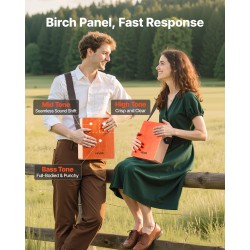 Cajon-laatikorumpu koivupaneeli mahonki-poppeli runko rätinäkielet kantolaukulla