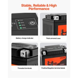 Moottoripyörän litiumrautafosfaattiakku 12V 7Ah 210CCA kevyt huoltovapaa