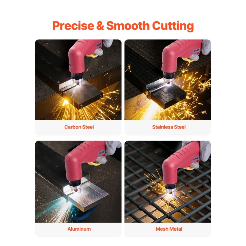 Kosketukseton plasmaleikkuri 65A invertteritekniikka 16 mm puhdas leikkaus digitaalinen näyttö