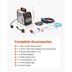 Kosketukseton plasmaleikkuri CUT-50 20–50A 220V IGBT puhdas 12 mm