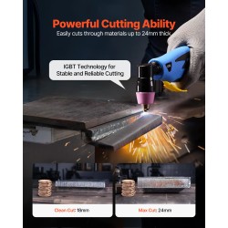 Kosketusplasmaleikkuri 400V 3-vaiheinen 60A teolliseen käyttöön 18 mm leikkuukapasiteetti