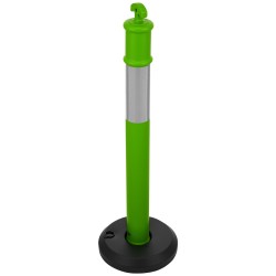 Rajauspylväät 3 kpl 1140 mm muovia liikenteen ja alueiden ohjaukseen