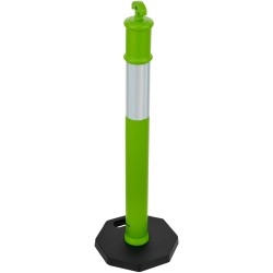 Liikenteen ohjaustolpat 3 kpl muovi ja kumi 1140 mm 360 asteen heijastinnauhalla