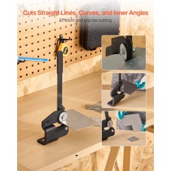 Peltileikkuri käsikäyttöinen pyöriväteräinen alumiinille ja teräkselle 1,5 mm leikkauspaksuus