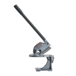 Manuaalinen penkille kiinnitettävä levyleikkuri kovetetut terät teräsrunko 70 mm 1,9 mm