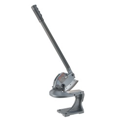 Manuaalinen penkille kiinnitettävä levyleikkuri kovetetut terät teräsrunko 70 mm 1,9 mm