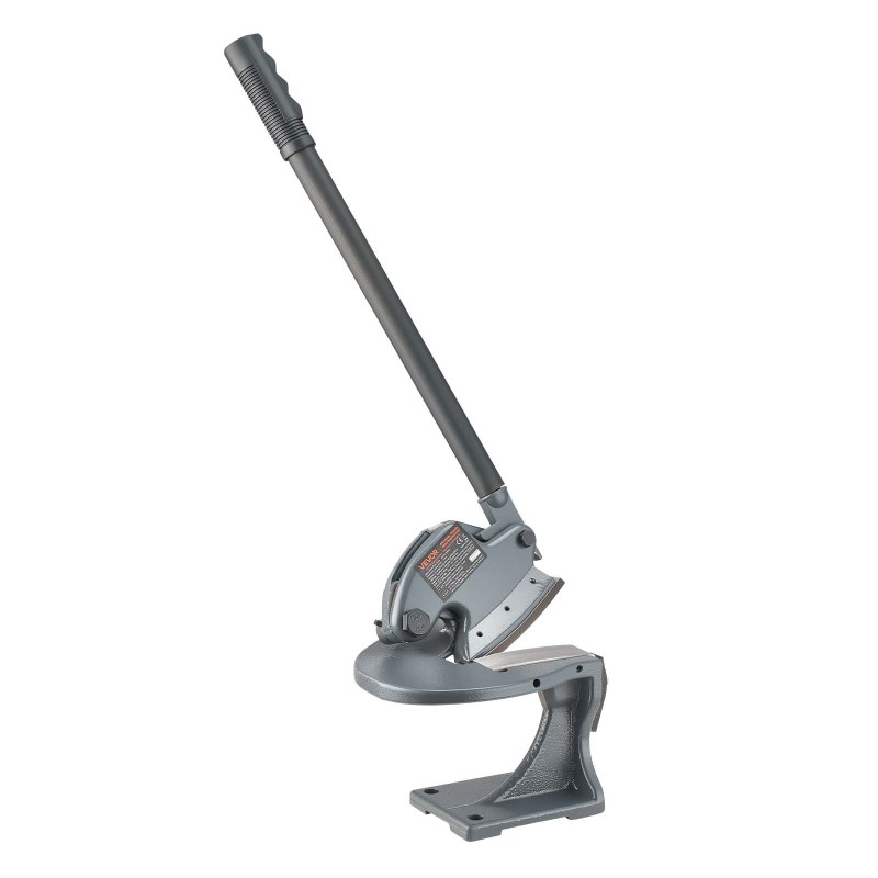 Manuaalinen penkille kiinnitettävä levyleikkuri kovetetut terät teräsrunko 70 mm 1,9 mm