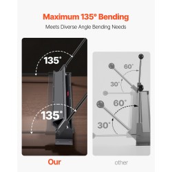 Pöytäkiinnitteinen käsikäyttöinen peltijarru 762 mm 1,2 mm pehmeä teräs