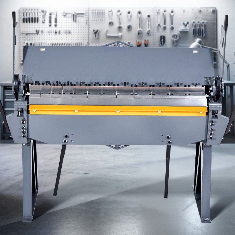 Peltitaivutin 1220 mm, 2,5 mm vähähiilinen teräs, pöytäkiinnitettävä, 8 irrotettavaa sormea