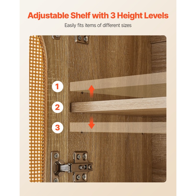 Kylpyhuoneen seinäkaappi lastulevy ja MDF-levy 600x249x600 mm 2-ovinen säädettävä 3-tasoinen hylly