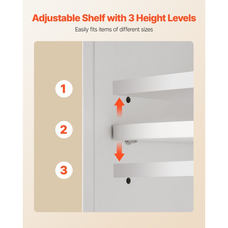Seinäkaappi lastulevy ja MDF 560x180x585mm 2 ovea säädettävä kolmitasoinen hylly