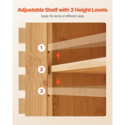 Seinäkaappi seinälle asennettava 2-ovinen säädettävä 3-tasoinen avohylly 590x210x666 mm
