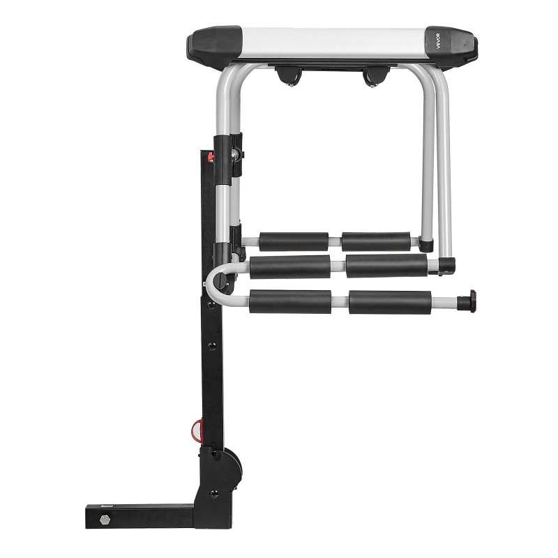 Vetokoukkuun asennettava suksi- ja lumilautateline 50 mm vastaanottimeen jopa 6 paria lukittava