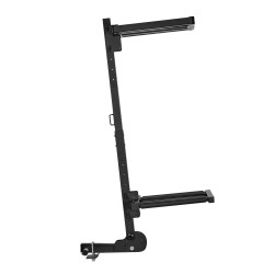 Vetokoukkuun kiinnitettävä suksi- ja lumilautateline 50 mm vastaanottimelle tilaa 6 paria lukittava