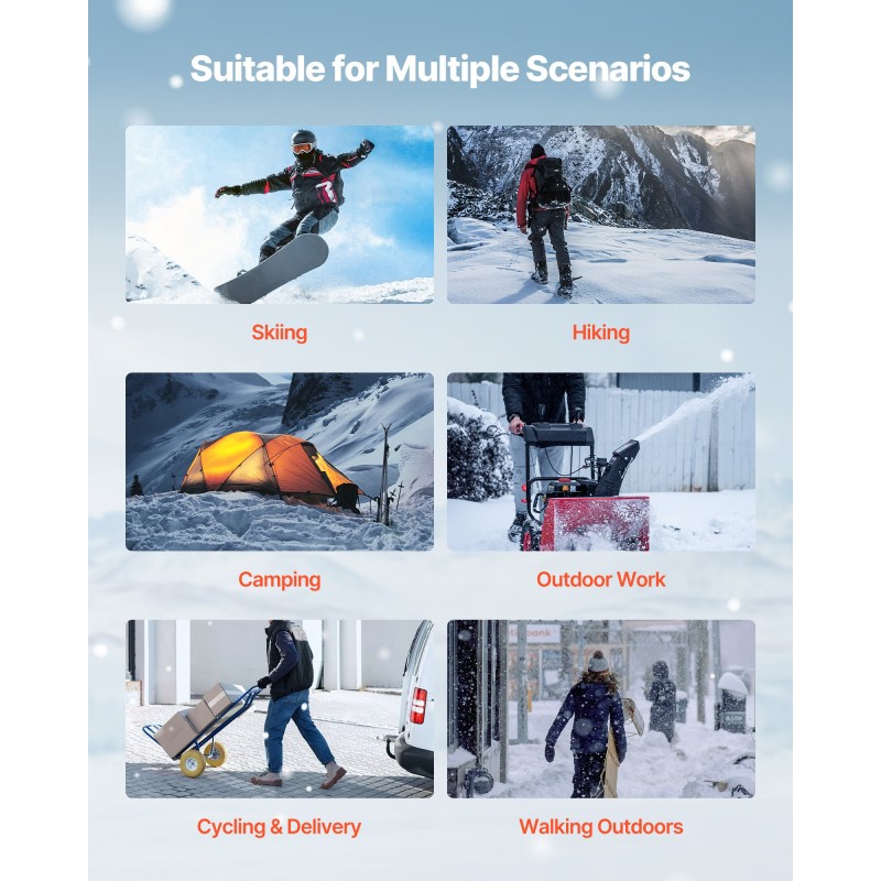 Naisten lämmitettävä liivi kevyt tuulenpitävä kahdeksan lämmitysaluetta mukana varavirtalähde