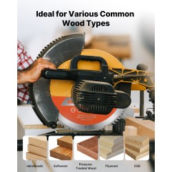 Pyörösahanterä 305 mm 80 hammasta 65Mn-teräs puun sahaukseen