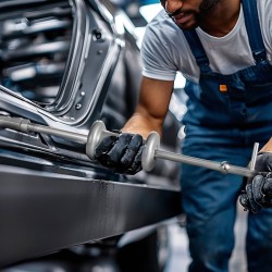 Ulosvetosarja 9-suuntainen liukuvasara 15-osainen T-kahvalla etupyörän ja takapyörän napoihin