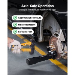 Pyöränlaakerin ja navan irrotustyökalu 1-tuumaisella vahvistetulla kiinnityslevyllä E-pinnoituksella 5-6-8-pulttisiin navoihin