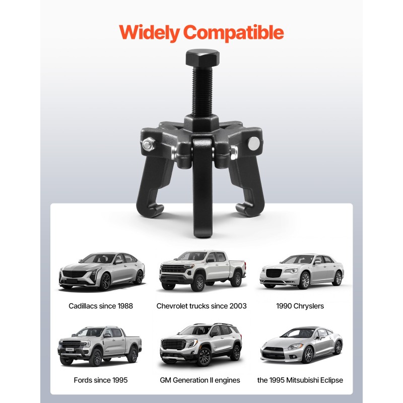 Kampiakselin värinänvaimentimen ulosvetosarja 3-leukainen neljä työntankoa teräs säilytyskotelo