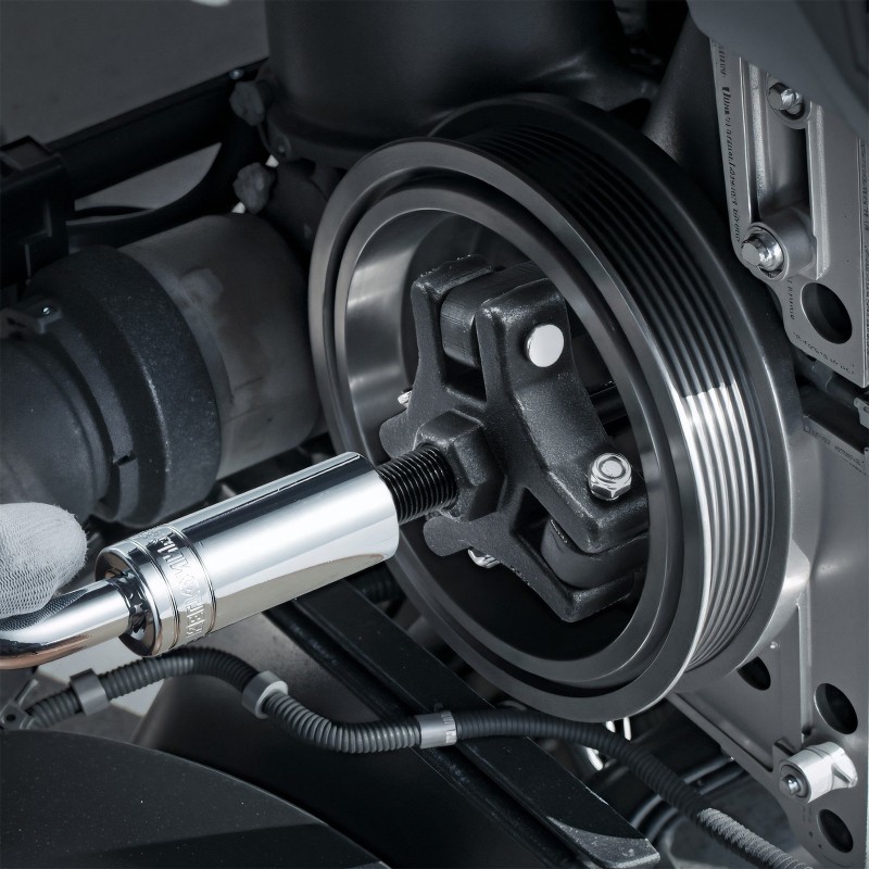 Kampiakselin värinänvaimentimen ulosvetosarja 3-leukainen neljä työntankoa teräs säilytyskotelo