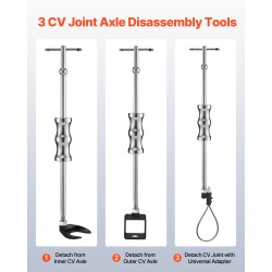 CV-vetarin ulosvetosarja korkealujuuksisesta teräksestä 2 tuuman ja 2,5 tuuman haarukoilla