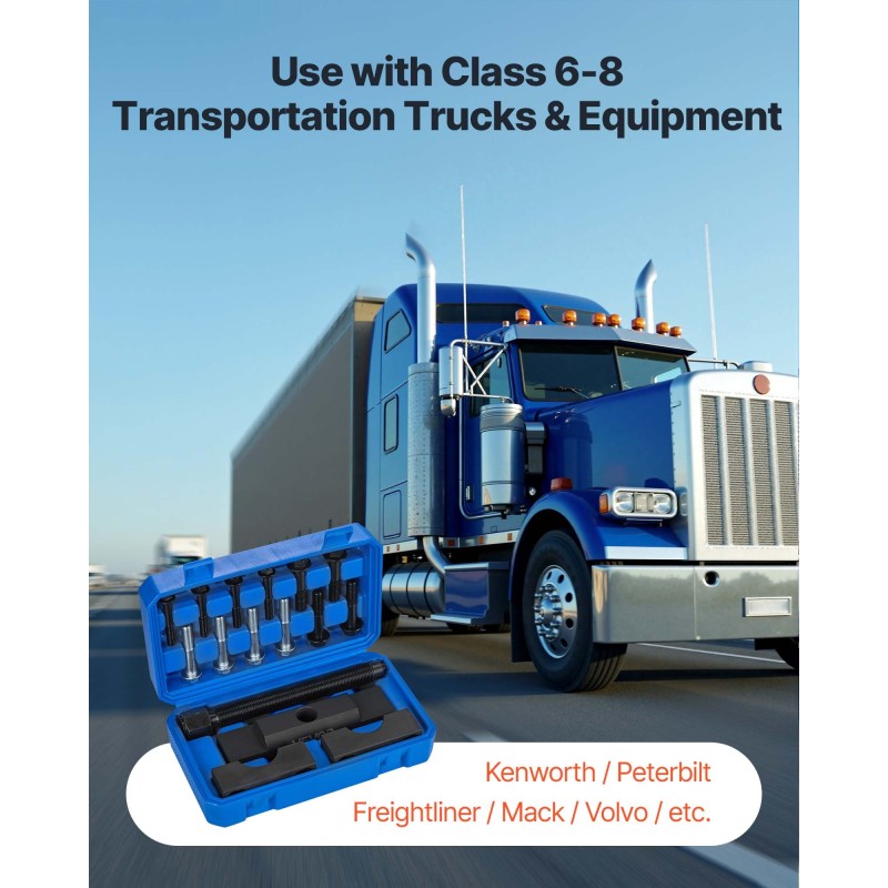 Laippavedinsarja raskaan käytön teräksinen 1-7/8–2-3/16 tuumaa vetoakseleille muovilaukulla