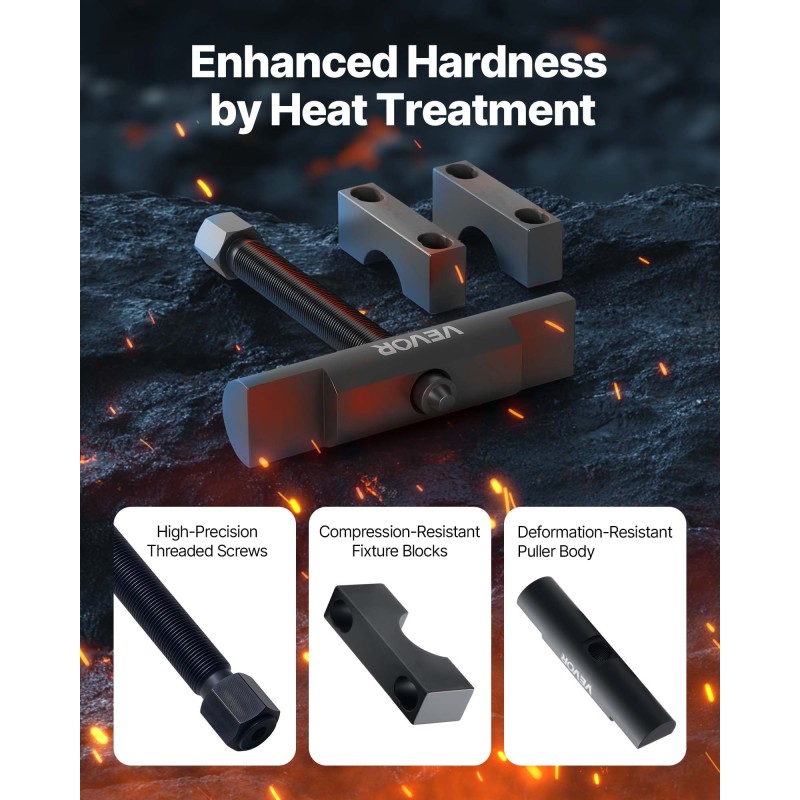 Laippavedinsarja raskaan käytön teräksinen 1-7/8–2-3/16 tuumaa vetoakseleille muovilaukulla