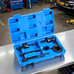 Ulosvetäjä- ja asennussarja teräksinen 7-osainen ohjaustehostimen pumpun hihnapyörille useille ajoneuvoille