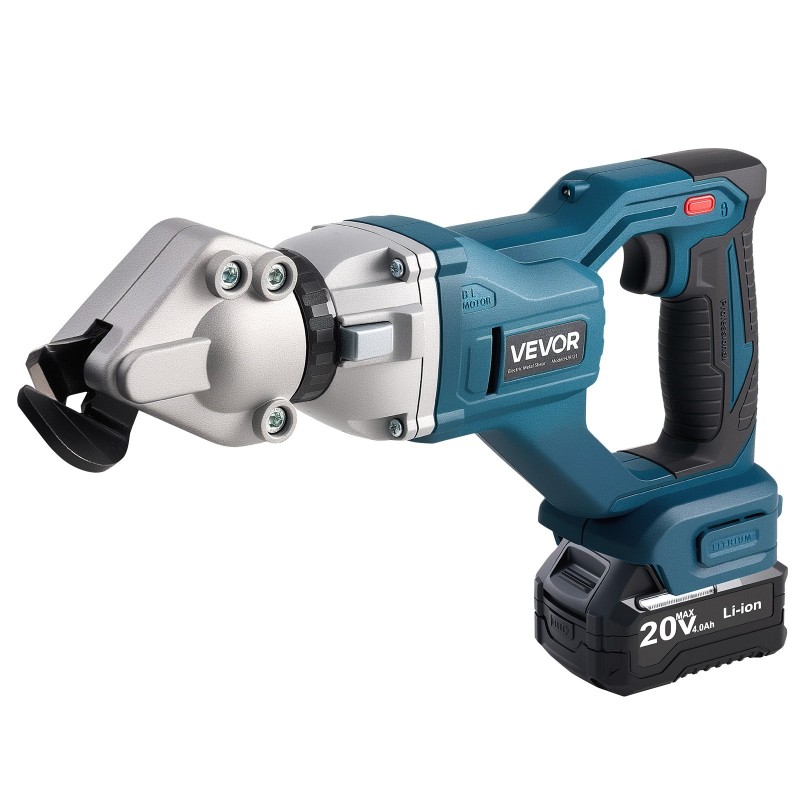 Akkukäyttöinen metallileikkuri 20 V 400 W 360 asteen karkaistut terät