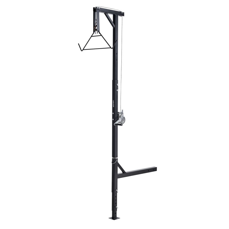 Riistanostin 2-tuumaiselle vetokoukulle Q235-hiiliteräs 181 kg kantavuus käsivinssi 360 asteen varsi