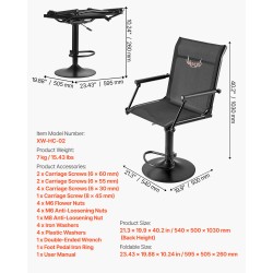 Metsästystuoli teräsrunkoinen korkeussäädettävä täysin kääntyvä taittuva kalastukseen retkeilyyn