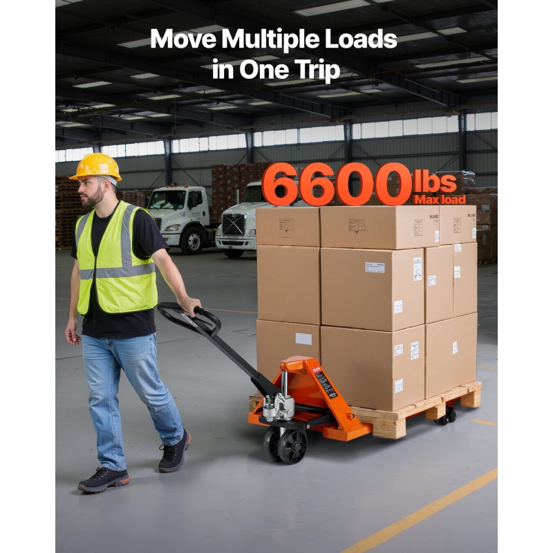 Haarukkavaunu käsikäyttöinen hiiliteräs kolmen tonnin kantavuus nailonpyörillä