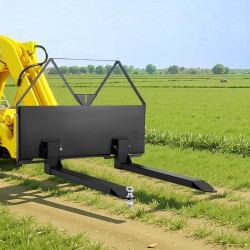 Kuormalavahaarukkakehikko teräs 1179 kilogramman nostokapasiteetti kaksituumaiset haarukat