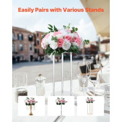 Keinotekoiset silkkiset ruusukukkapallot 10 kpl 450 mm hää- ja juhlasomistukseen