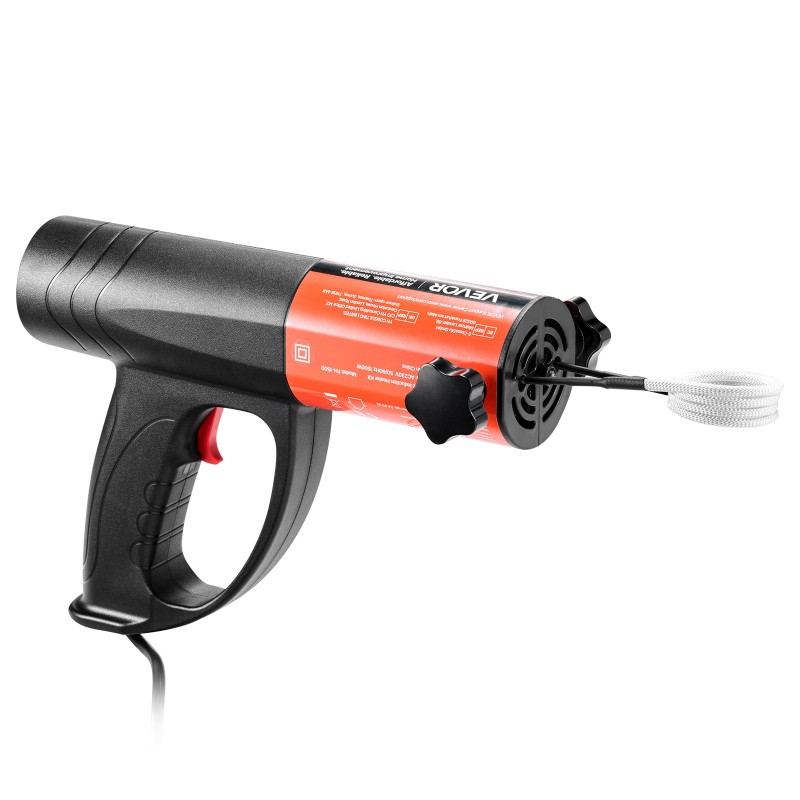 Induktiolämmitin 1500 wattia käsikäyttöinen 8 käämillä kupari ja ABS-muovi ruosteisten pulttien irrotukseen