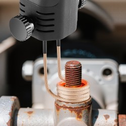 Kädessä pidettävä induktiolämmitin 1100 W 3 käämiä 5–26 mm pulttien irrotukseen