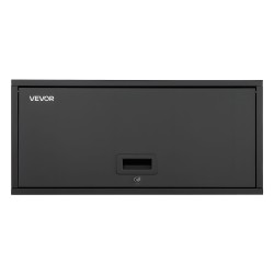 Teräksinen seinäkaappi 77 cm leveä 30,5 cm syvä lukollinen ovi