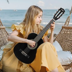 Klassinen kitara 780 mm nylonkielillä lehmusrunko ja vaahterakaula varusteilla aloittelijoille