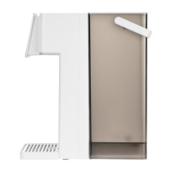 Kuumavesiautomaatti työtasolle ruostumatonta terästä kolmen litran säiliöllä kosketusnäytöllä lapsilukolla