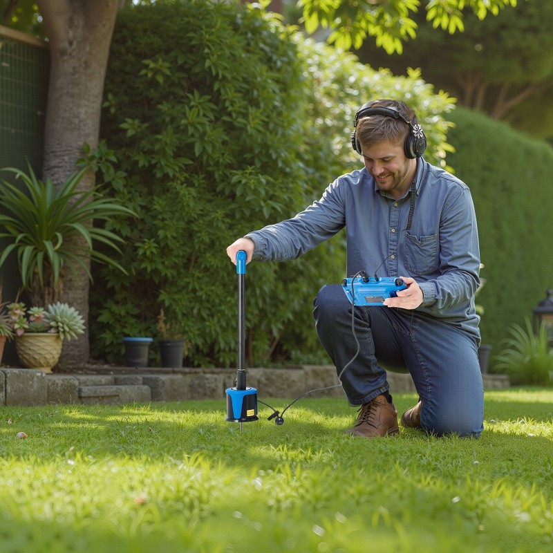 Putkivuodonilmaisin ABS-koteloinen 4 anturia 3 kuuntelusauvaa 7 tuuman kosketusnäyttö